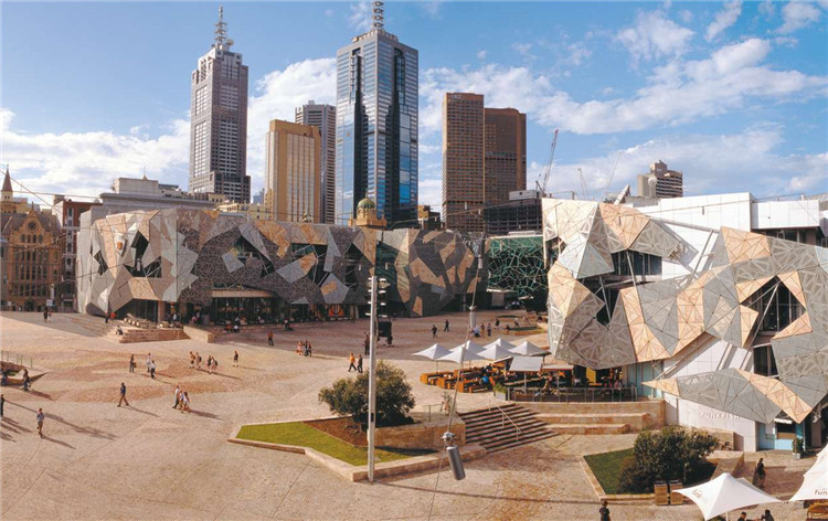 墨尔本半日游(晨间观景 雅拉河游轮)——联邦广场(federation square